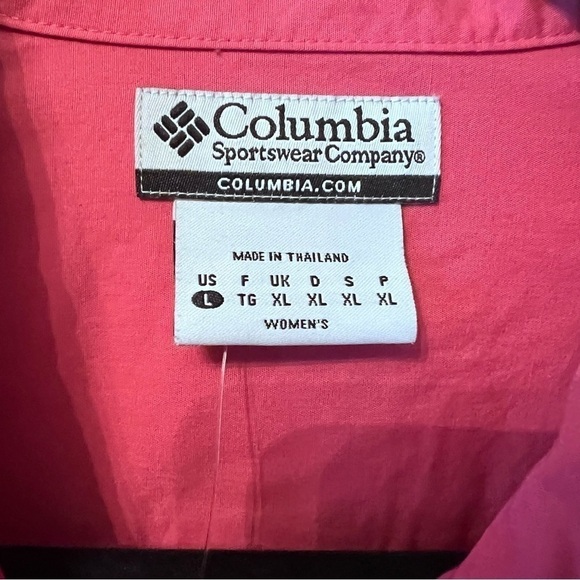 NWT Columbia Sportswear Company 3/4 Sleeves shirt  Size:L Color: pink - Picture 3 of 12